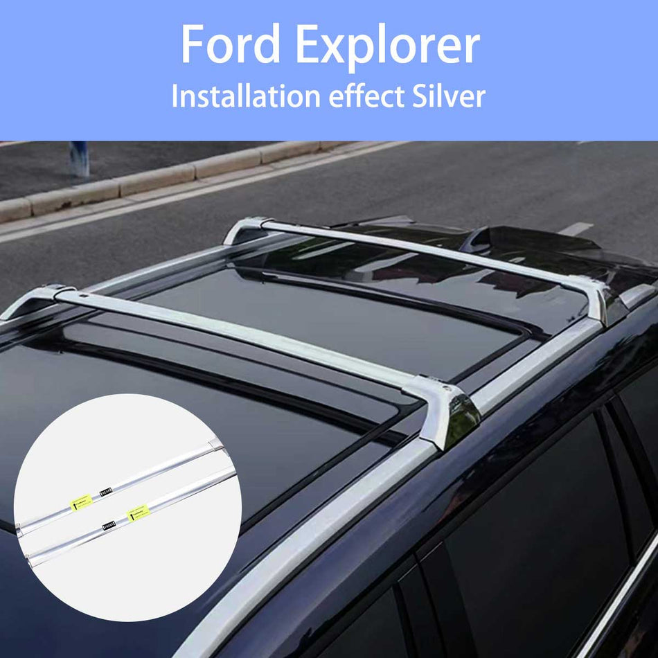 Aluminum Alloy Roof Rack Crossbars For 2014-2016 Ford Explorer