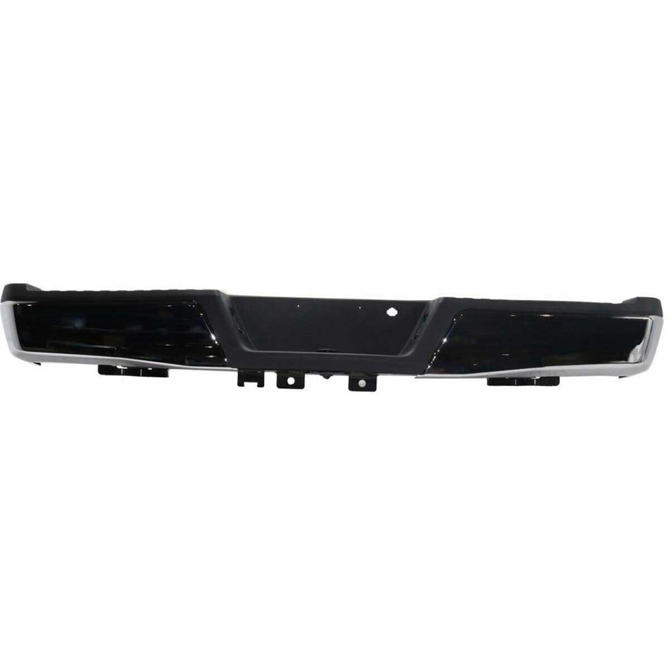 Rear Step Bumper Replacement For 15-20 Ford F-150 W/O Park Hole&Tow Hitch