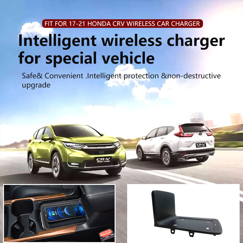 Qi Wireless Car Fast Charger For 2017-2021 Honda CR-V