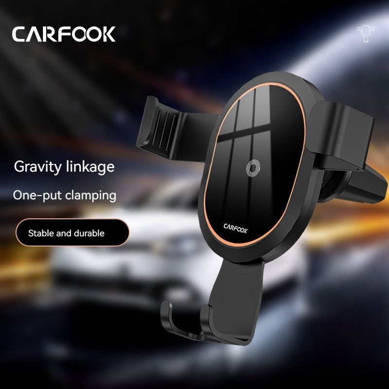 Gravity Linkage One-Put Clamping Car Phone Bracket General Accessories