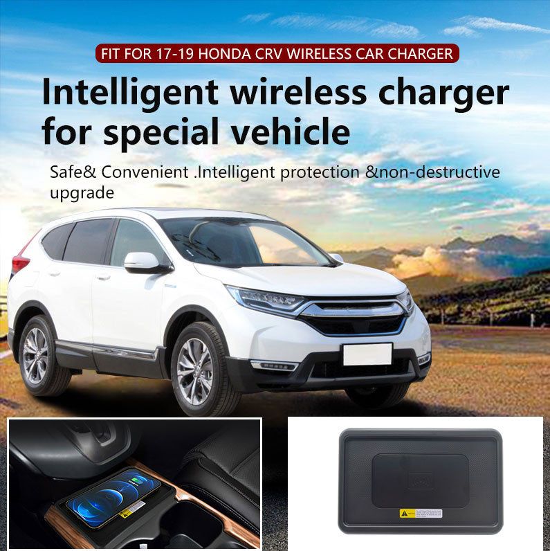 Qi Wireless Car Fast Charger For 2017-2019 Honda CR-V