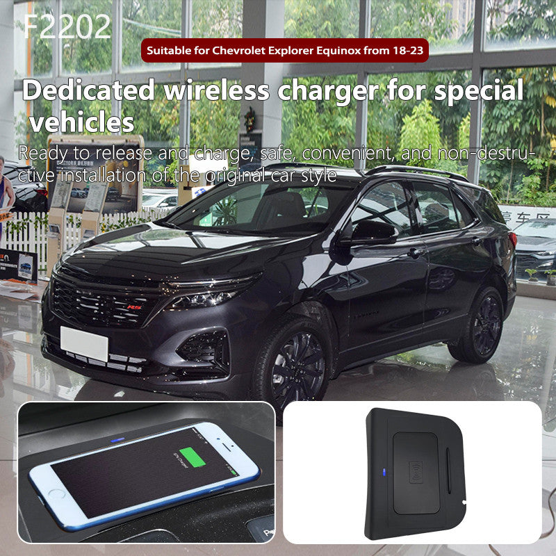 Qi Wireless Car Fast Charger For 2018-2023 Chevrolet